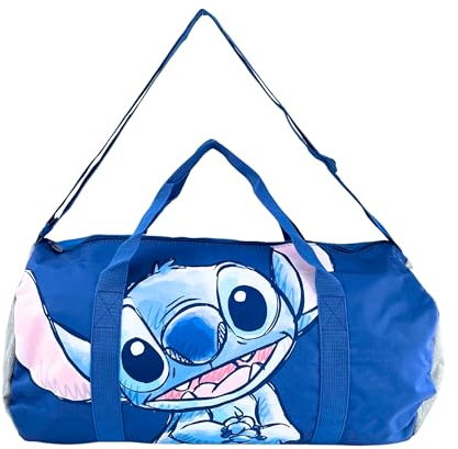 Disney Stitch Bolsa Deporte, Bolso de Gimnasio, Bolsa de Equipaje Infantil, Accesorios Stitch, Regalo para Niñas y Adolescentes