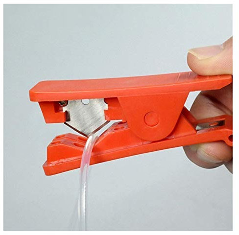 3pcs PE PE PE Pneumatique Tuyau Tuyau Tuyau Tube Couteau Couteau Fit for Type Taille Tuyau OD Tuyau 1mm-14mm Pour joint de tuyau d'air(Rot)