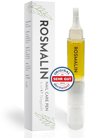 Rosmalin® Nail Care Pen - Besonders effektiv - Aus Deutschland - Für gepflegte Fußnägel & Fingernägel - Nagel Stift | Nagel-Hautschutz, 6 ml
