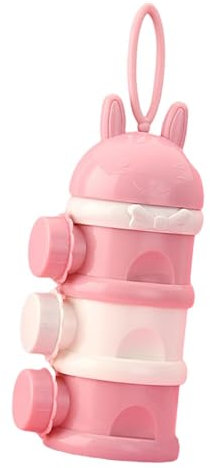 Récipient distributeur de lait en poudre, Boîte de conservation des aliments pour à 3 couches - Récipient portatif de lait en poudre, boîte de formule anti-déversement