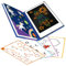 Big Minds - Pizarra Magica Infantil Space Lcd | Tableta Escritura Niños Formato Libro | Pizarra Magnetica Infantil 20 Plantillas Reversibles | Tablet Para Niños Borrable | Regalos 4 Años