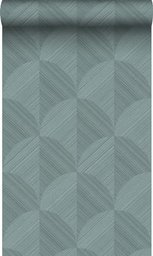 Origin Tapete 3D Muster Graublau 53 cm x 10.05 m