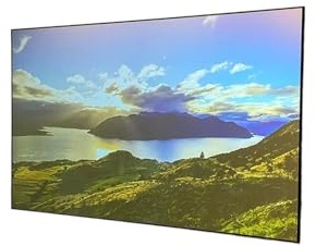 MNEVZX screen Projection Screen ALR Ambient Light Rejecting Fixed Frame Curtain For Home Theatre Office Projection Projection Screens(80 inch)
