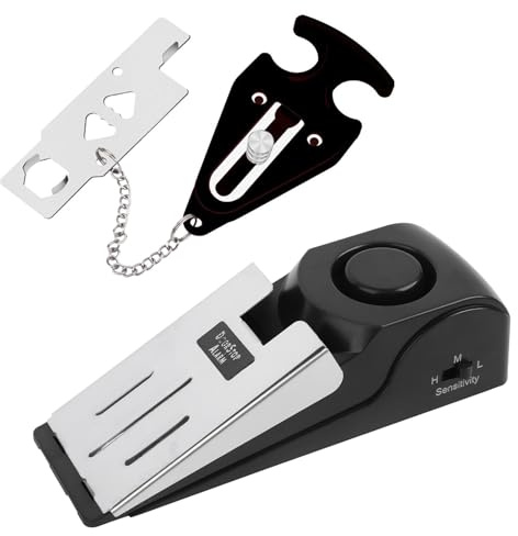 Mengshen Alarma de tope de puerta portátil y cerradura de puerta