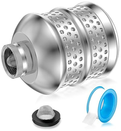 SueaLe Rostsicherer Aluminium Bubbler Sprinklerkopf 3/4 Zoll Faden Mit 40 Zoll Schlauchklebeband Für Gartenpflanze Blumen Sträucher Bewässerung