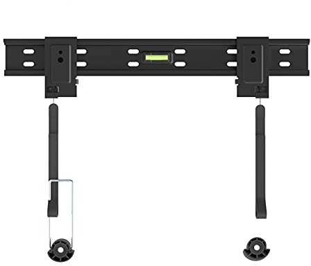 GDMDPTE TV Wall Mounts Low Profile Fixed TV Wall Mount Bracket TV Stand with Drawcord Spring Lock, Adjustable TV Mount Stand for 32-60 Inch TV Stand Compatible with Most LED/4K