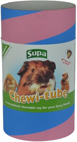 Supa Medium Chewi Tube | Helps to Promote Exercise & Stimulation, for a Healthier And Happier Pet, Size 23.2cm (L) x 13.2cm (W) x 13.2cm (D)