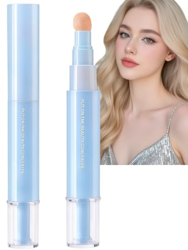2 in 1 Liquid Foundation Eye Concealer Pen,Concealer Stick for Eyes(2)