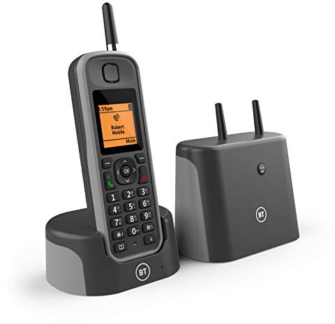 BT Elements Cordless Landline House Phone, Home Phone, 1 km Range, IP67 Rated, Nuisance Call Blocker, Answer Machine, Single Handset Pack