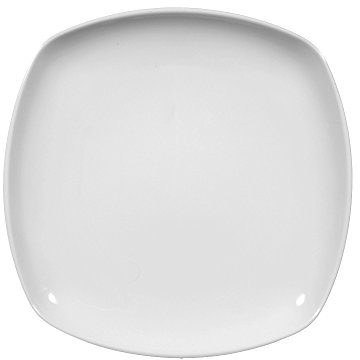 Seltmann Weiden Teller flach eckig 20 cm 6 Stück Lido Weiss Uni 00003