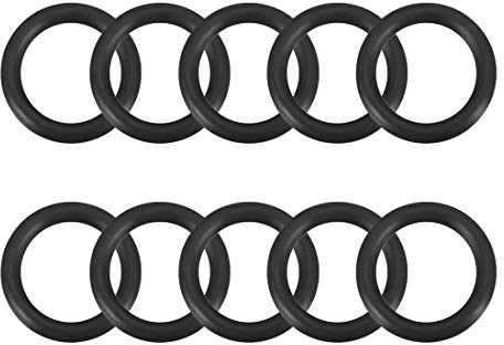 sourcing map 10 Stück O-Ringe Dichtung 8 mm x 12 mm x 2 mm Metrische Nitrilkautschuk Dichtungsring für Sahnespender Poolpumpe Schnellkupplung Kaffeebecher