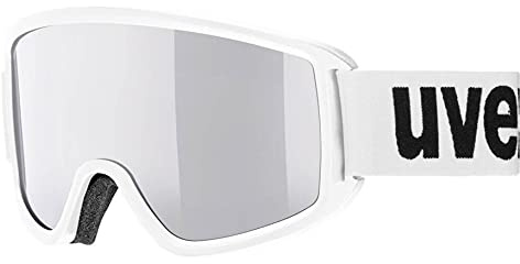 uvex topic FM Skibrille, white/silver-lasergold lite, one size