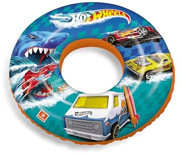 Mondo Toys - HOT WHEELS Swim Ring - Aufblasbarer Schwimmring - Schwimmring - ideal für Jungen / Mädchen - verwendbar im Schwimmbad / Meer - 16876