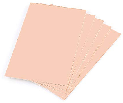 WOWOWO 5 pièces 10 * 15 cm CCL Simple Face PCB plaqué cuivre Panneau stratifié FR4 Circuit imprimé matériau époxy Composite