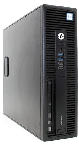 Desktop Desktop HP 800 G2 SFF i5 6500 RS232 Series Windows 10 PRO Business Office Video Card Gaming Graphics Video Edition (Refurbished) (GPU 1GB, 64GB RAM SSD 240GB+1TB)