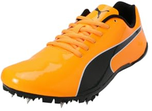 Puma Unisex Adults Evospeed Prep Sprint 3.5 Track and Field Shoe, Sun Stream-Puma Black-Puma White, 37.5 EU