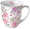 Ambiente Taza Porcelana Rosas Colección Flores Taza - Té/Café - Artículos de Regalo