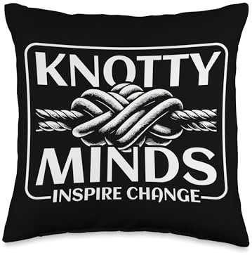 Knotting Knot Looping Twisting Knot Tying Throw Pillow
