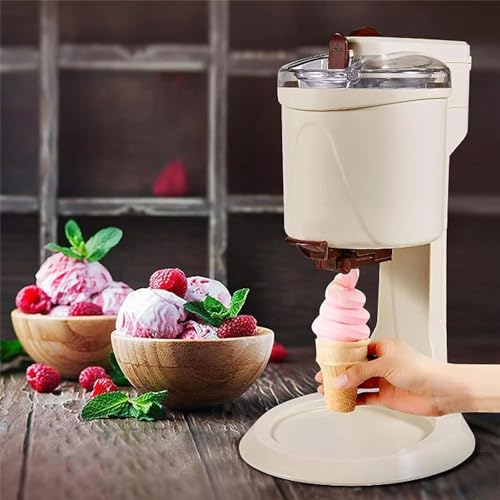 Máquina para hacer helados eléctrica casera fácil para niños, máquina para hacer helados automática con compresor, máquina para hacer helados sin precongelación