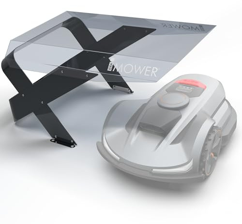 Idea Mower garage per robot tagliaerba Mobius compatibile con Sunseeker Orion, copertura contro le intemperie in policarbonato