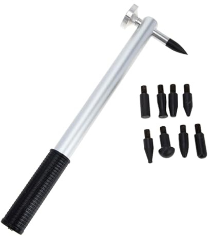 Gatuida Martillo De Reparación De Automóviles Herramienta Manual De Aluminio Cabezales Intercambiables