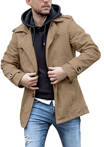 TYUIOP giacca cuoco uomo giacca uomo casual regular spolverino uomo rains impermeabile uomo maglia manica lunga uomo leggera camicia slim fit uomo bianca t shirt uomo rock rebel moda uomo estate 2024