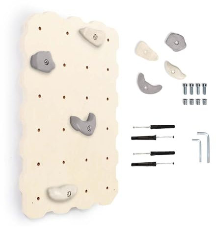 MAMOI® Parete da arrampicata per cameretta dei bambini, struttura da arrampicata e attrezzatura da gioco per interni, arrampicata con maniglie per arrampicata per bambini, pietre da arrampicata, torre