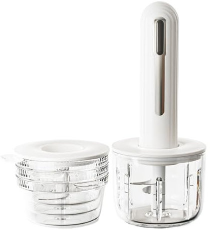 Tritatore per Cucina - Tritatore Elettrico per Frutta - Tritacarne Elettrico Sicuro Lavastoviglie per Preparazione Pasti, Frutta, Alimenti per Bambini, Verdura