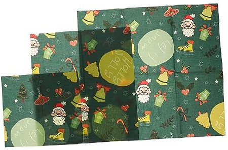 Holibanna 3piezas Paño para Mantener La Frescura De Envoltorios De Cera De Abeja Reutilizables para Conservar Alimentos Cocina Hecho De Material Cera Sostenible para Almacenar Recipientes