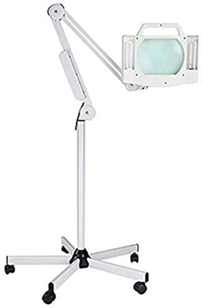 Magnifier,Tattoo Beauty Lamp Semi-Permanent Led Cold Light Without Shadow Manicure Beauty Eyelash Tattoo Tattoo Work Dedicated Floor Lamp 8 Times Magnifying Glass