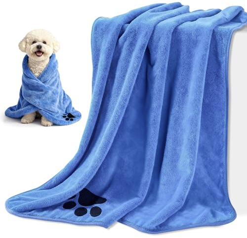 Blanlody 2 Unidades Toalla Perro de 75 x 35 Cm Apto para Gatos, Perros