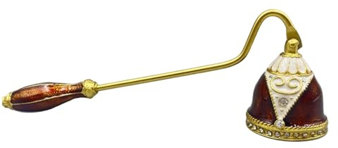 KiBcsLic Candle Candlesnuffer Decorative Handcrafted Home Decor Metal Accessory Delicate Elegant European Candle