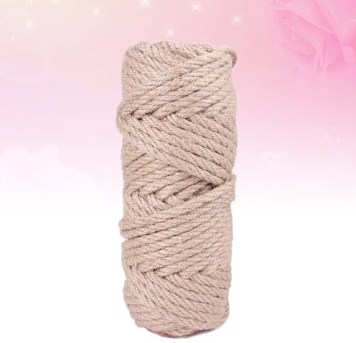 CATIEBYE 1 Stück Sisalseil 10m 6mm Katzenkratzbaum Zubehör Robustes Sisalmaterial für Klettern und Krallenwetzen Zubehör für Katzenkletterpfosten und Kratzbäume Schutz für Möbel und Schuhe