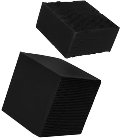 ARTSEWPLY Wasserfilterwürfel aus Aktivkohle 2 Stück für Pferdetränken und Aquarien Langlebiger Reinigungswürfel 10x10x5cm 10x10x10cm für Viehtröge und Fischbecken