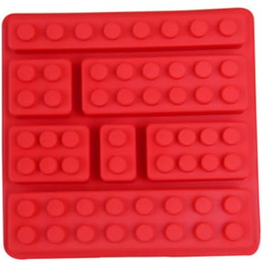 CMJ™ Red Building Bricks Blocks Silicone Chocolate Mould Ice Cube Wax Melt Sugarcraft Cake Fondant Resin UK Seller