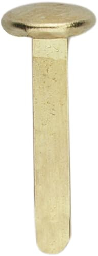 Alco Musterbeutelklammer rund Gr. 2 7x15mm vermessingt VE=1000 Stück