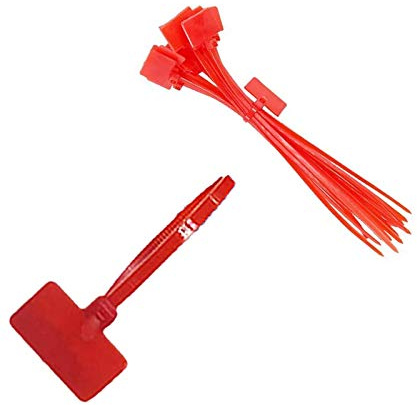 tooloflife Nylon-Kabelbinder, Kabeletikettenmarkierungen, selbstsichernd, für Zuhause und Büro, 250 Stück