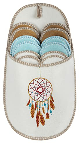 ONVAYA® ABS Gästepantoffel | Traumfänger | 6er Set | Antirutsch Sohle | Hausschuhe | Filzpantoffel | Gr. 36-45 Gästehausschuhe