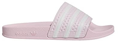 adidas Adilette Slides Women, Pink, Größe 45, Clear Pink Cloud White Clear Pink, 44 EU
