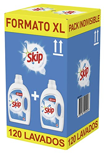 Skip Detergente Líquido Core Clean 120 lavados (2 x 60 lavados)