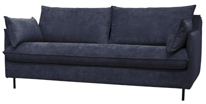 Atmosphera - 3-Sitzer-Schlafsofa Maple - blau - Blau