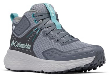 Columbia Women's Konos TRS Outdry Mid, Waterproof Mid Rise Trekking and Hiking Boots, Ti Grey Steel/Teal, 8