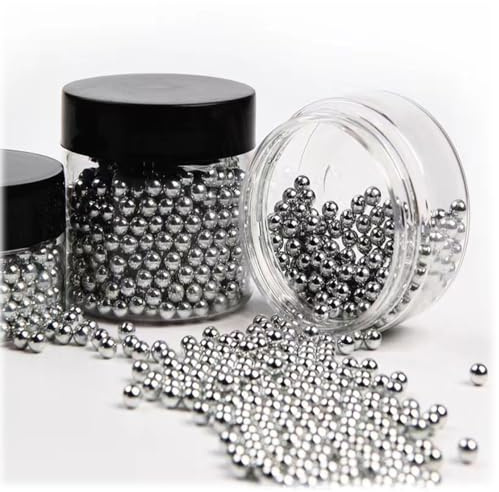 Adatto per fionda per fucile con fionda e sfere, 200 pezzi in acciaio inox, diametro 9,5 mm, fionda e munizioni (Slingshot Steel Ball)
