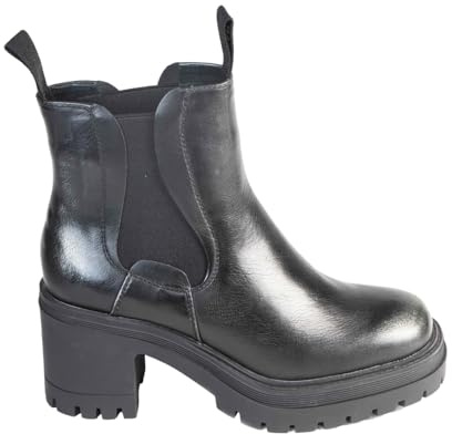 CHATTAWAK 18 juarezargent41, Botas Cortas al Tobillo Mujer, Plata, 41 EU