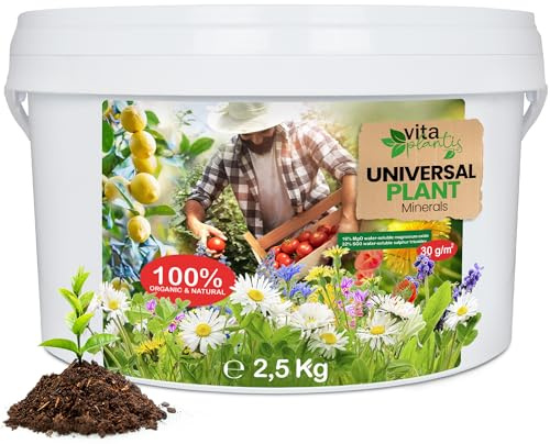 Natürliche Universallösung: Konzentriertes Magnesiumsulfat für Wachstum, Schutz und Pflege von Pflanzen, Kulturen, Blumen, Garten, Obstbäumen - 2,5 kg