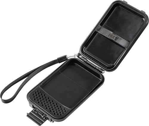 PELI G5 RF fältplånbok, Anti-RFID, hackningssäker och IP67-vattentät, tillverkad i USA, Färg: Svart
