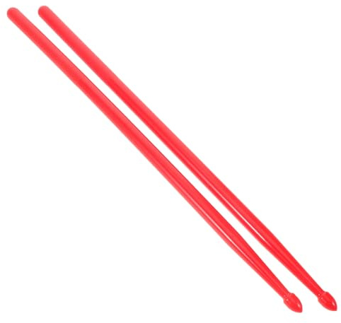 Milisten Leichte Zubehör Drumsticks für Schlagzeuger Nylon in Professionelle Trommelstöcke Rot für Drummer und Percussion