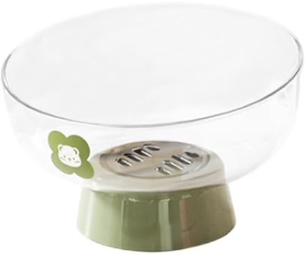 de hormigón, cuenco de almacenamiento, podio decorativo, moderno cuenco para mesa de entrada, cuenco alto, indicador de mesa con podio de desagüe extraíble para pantalla de escritorio para el