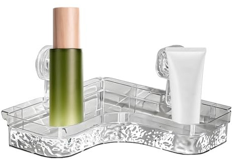 Shower Storage Corner | Corner Shelf for Inside Shower - Rustproof Modern Organizer Rack Tray Space-Saving for Bathtub Shampoo Hair Conditioner Cosmetics Hand Washing Liquid