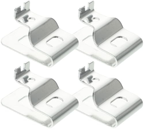 BAZEITFLOW 5 Ganchos para Cinturón de Herramientas Eléctricas de Acero con Tornillos, Clips Portaherramientas Resistentes y Pequeños para Soporte de Cinta Métrica, Ideales para Uso